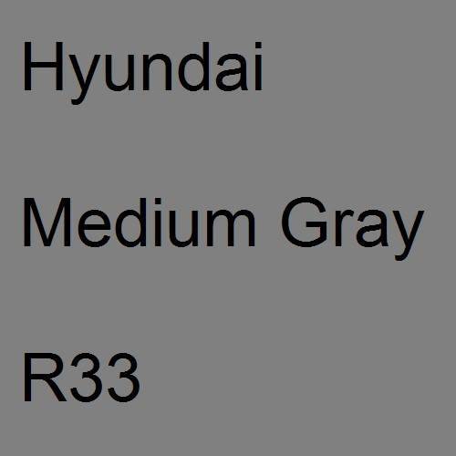 Hyundai, Medium Gray, R33.